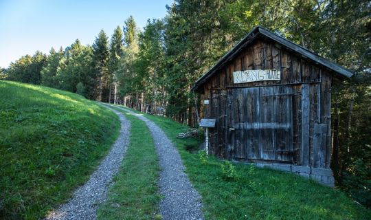 Lucas Tiefenthaler / Vorarlberg Tourismus Start der Etappe - Weg Richtung Bazora (c) Lucas Tiefenthaler / Vorarlberg Tourismus