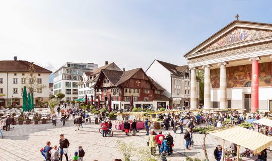Marktplatz  (c) Lukas Haemmerle - Dornbirn Tourismus und Stadtmarketing GmbH