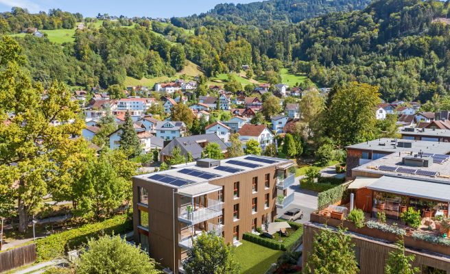 AuÃenansicht Urban Apartmenthaus Dornbirn