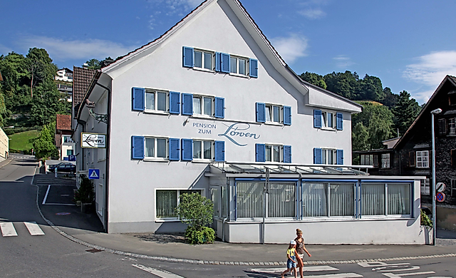 Pension zum LÃ¶wen Dornbirn, AuÃenansicht Â© Pension zum LÃ¶wen
