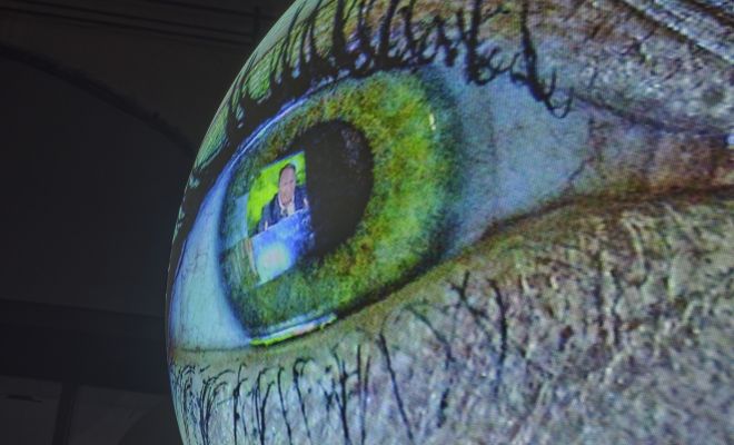 Tony Oursler, Specular
Installationsansicht, Kunstraum Dornbirn, 2021