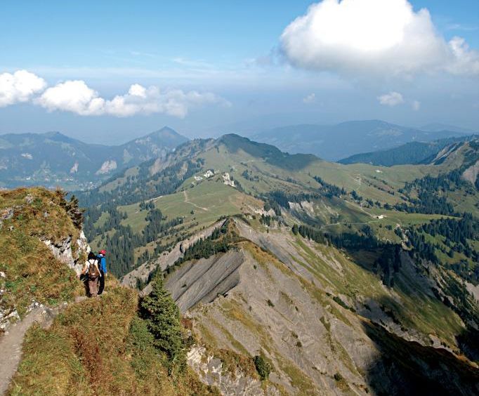 Peter Mathis Abstieg vom Hohen Freschen