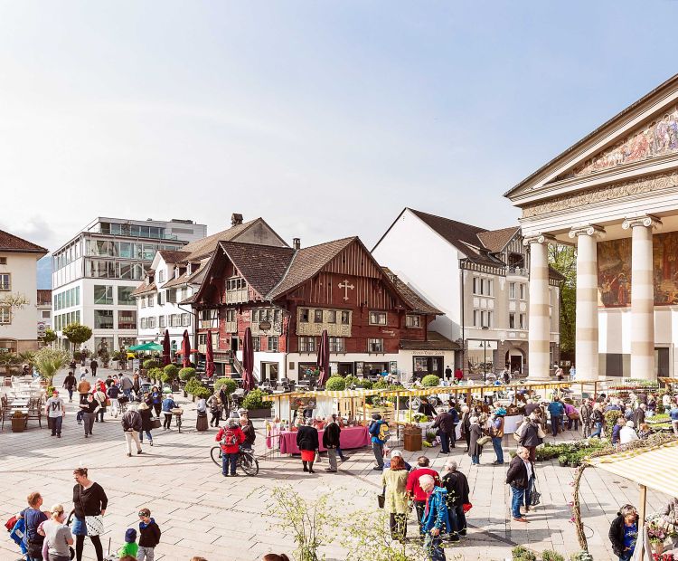 Marktplatz (c) Lukas Haemmerle - Dornbirn Tourismus und Stadtmarketing GmbH Marktplatz (c) Lukas Haemmerle - Dornbirn Tourismus und Stadtmarketing GmbH