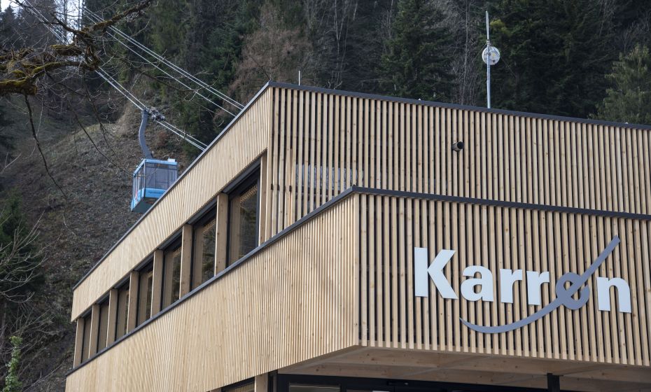 Karrenseilbahn Talstation