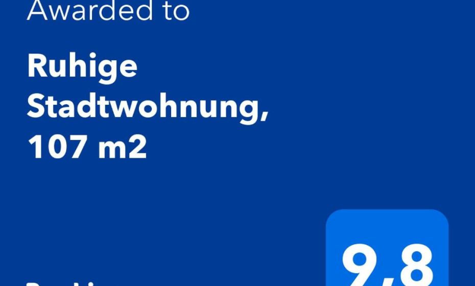 Ruhige Stadtwohnung, 107 m2