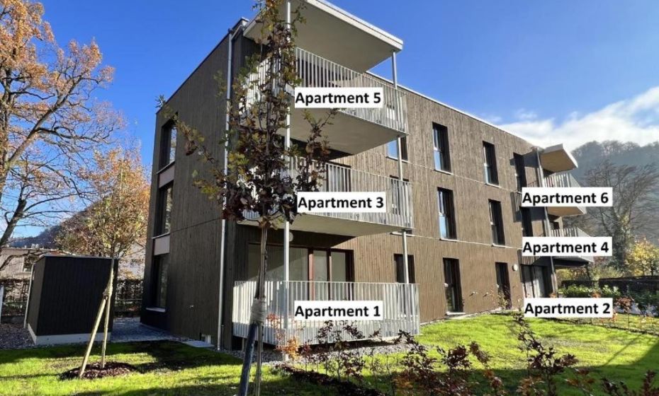 Urban-Apartmenthaus zwischen Berg und See Urban-Apartmenthaus zwischen Berg und See