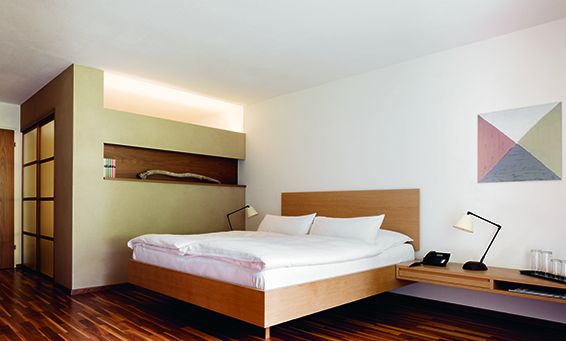 Kurhotel Rickatschwende, Dornbirn, Zimmer-Bett
