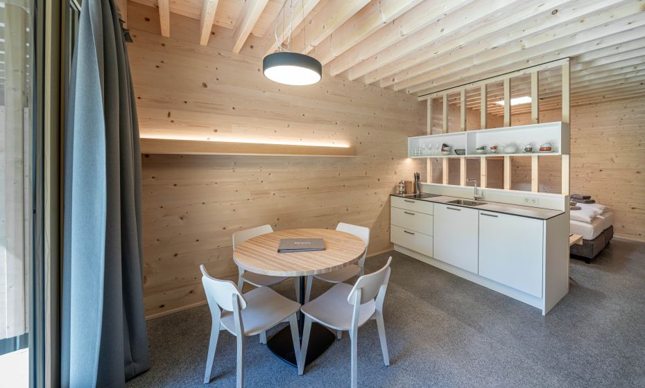 Apartments am Camping Dornbirn, Wohnen Â© Dornbirner Seilbahn AG