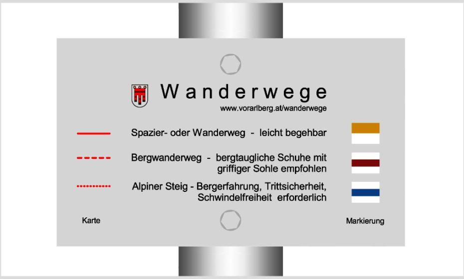 Vorarlberg Tourismus GmbH Vorarlberger Wanderwegekonzept